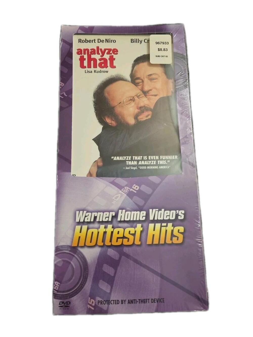 Analyze That (DVD 2002) BRAND NEW Sealed In Plastic Robert De Niro Billy Crystal